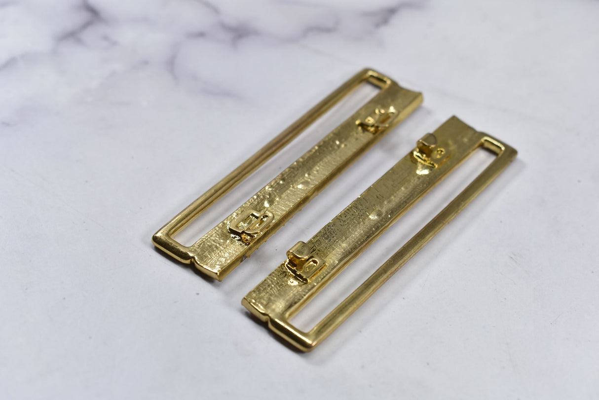 Rhinestone Connector Golden Sparkling 3 Inch