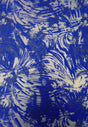 Abstract Splash Big Pattern 3 Tone Matte Silver Gray Foil Nylon Spandex Fabric - Royal, Purple, Hot Pink, Black, White, Red, Abstract Pattern, 58"-60" Width