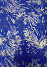 Abstract Splash Big Pattern 3 Tone Matte Silver Gray Foil Nylon Spandex Fabric - Royal, Purple, Hot Pink, Black, White, Red, Abstract Pattern, 58"-60" Width