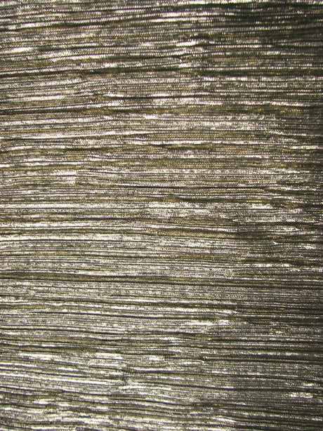 Shiny Metallic Computer Foil Polyester Fabric - Black Mini Pleat, Silver, Gold, 58"-60" Width