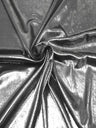 Gold Shiny Foil On Cream Stretch Lightweight Polyester Slinky Spandex Fabric - Gold, Shiny Foil, 57 To 58 Inches Wide