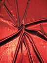Gold Shiny Foil On Cream Stretch Lightweight Polyester Slinky Spandex Fabric - Gold, Shiny Foil, 57 To 58 Inches Wide