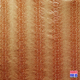 Shiny Stretch Foil Snake Skin Design Polyester Spandex Fabric - Snake Skin Design, Black/Brown/Red, 57" Width