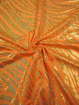 Zebra Holographic Foil Pattern Polyester Spandex Fabric - Lightweight Knit Jersey, Shiny Holographic Foil, 58" To 60" Width