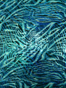 Dark Zebra Pattern Holographic Foil Polyester Spandex Fabric - Turquoise, Green, Purple, Red, Zebra Pattern, 58"-60" Width