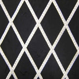 Fina Fabric 100 Percent Silk Taffeta Fabric - Diamond Embroidered, 54" Width (1 Yard)