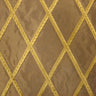 Fina Fabric 100 Percent Silk Taffeta Fabric - Diamond Embroidered, 54" Width (1 Yard)