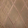 Fina Fabric 100 Percent Silk Taffeta Fabric - Diamond Embroidered, 54" Width (1 Yard)