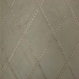 Fina Fabric 100 Percent Silk Taffeta Fabric - Diamond Embroidered, 54" Width (1 Yard)