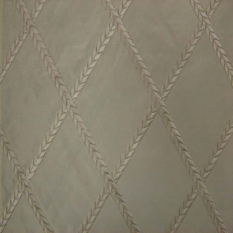 Fina Fabric 100 Percent Silk Taffeta Fabric - Diamond Embroidered, 54" Width (1 Yard)