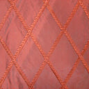 Fina Fabric 100 Percent Silk Taffeta Fabric - Diamond Embroidered, 54" Width (1 Yard)