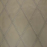 Fina Fabric 100 Percent Silk Taffeta Fabric - Diamond Embroidered, 54" Width (1 Yard)