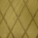 Fina Fabric 100 Percent Silk Taffeta Fabric - Diamond Embroidered, 54" Width (1 Yard)