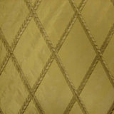 Fina Fabric 100 Percent Silk Taffeta Fabric - Diamond Embroidered, 54" Width (1 Yard)