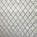 Fina Fabric 100 Percent Silk Taffeta Fabric - Diamond Embroidered, 54" Width (1 Yard)