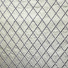 Fina Fabric 100 Percent Silk Taffeta Fabric - Diamond Embroidered, 54" Width (1 Yard)