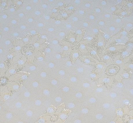 1 Yard Banana Floral Jacquard Chiffon Fabric 57/58" Wide Lightweight Polyester for Apparel & Décor