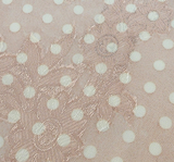 Floral Jacquard Chiffon 1D1234 Blush Polyester Fabric - Floral Jacquard, Blush, 57/58" Width