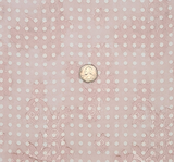 1 Yard Blush Floral Jacquard Chiffon Fabric Lightweight Sheer Polyester with Textured Weave, 57/58" Wide