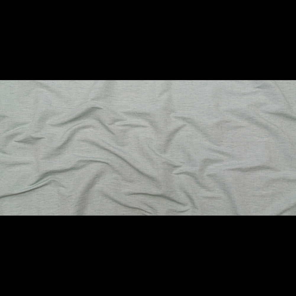 Italian Ocean Wave and White Striated Lightweight Linen Woven