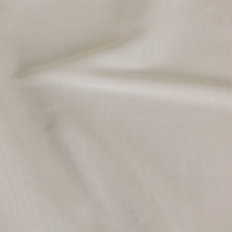 Ivory Twill Striped Linen and Rayon Woven