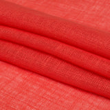 Loosely Woven Coral Linen