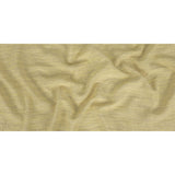 Pale Lemon, Ivory and Beige Striated Crinkled Linen and Polyester Double Cloth