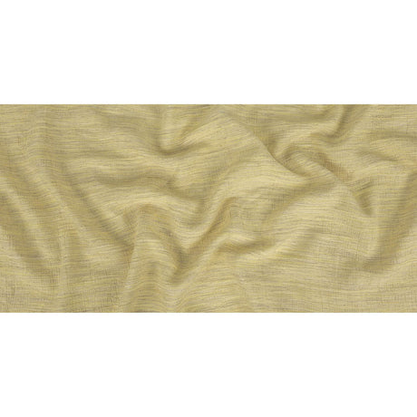 Pale Lemon, Ivory and Beige Striated Crinkled Linen and Polyester Double Cloth