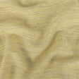 Pale Lemon, Ivory and Beige Striated Crinkled Linen and Polyester Double Cloth