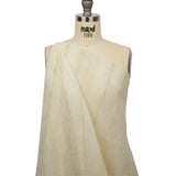 Ivory and Beige Striped Polyester Burlap