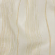 Ivory and Beige Striped Polyester Burlap