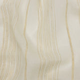 Ivory and Beige Striped Polyester Burlap