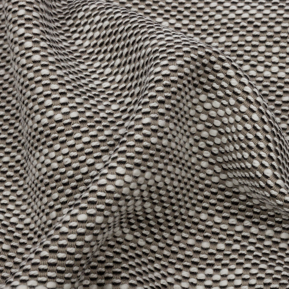 Stone/Black/White Solid Linen