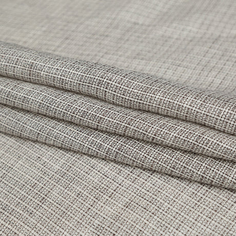 White and Black Tweed Linen Scrim
