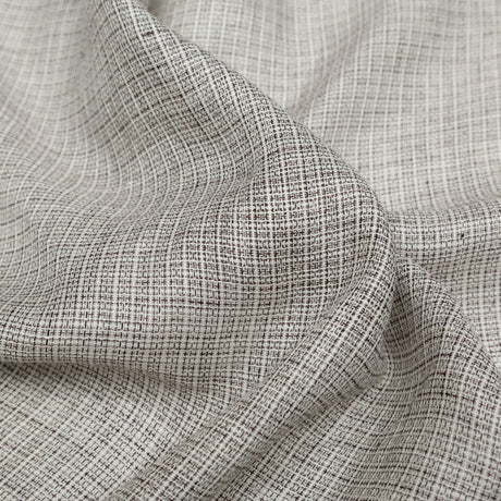White and Black Tweed Linen Scrim