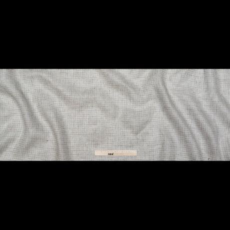 White and Black Tweed Linen Scrim
