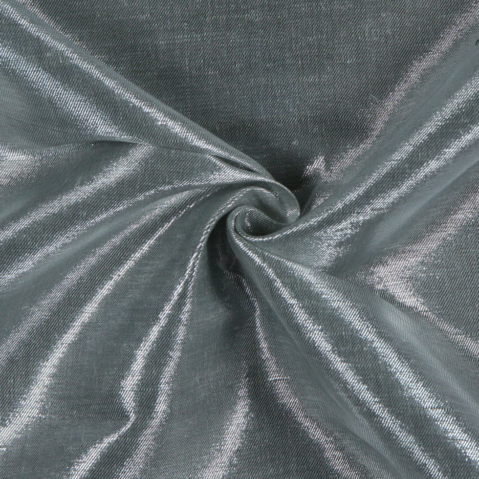 Metallic Silver Solid Lame & Metallic