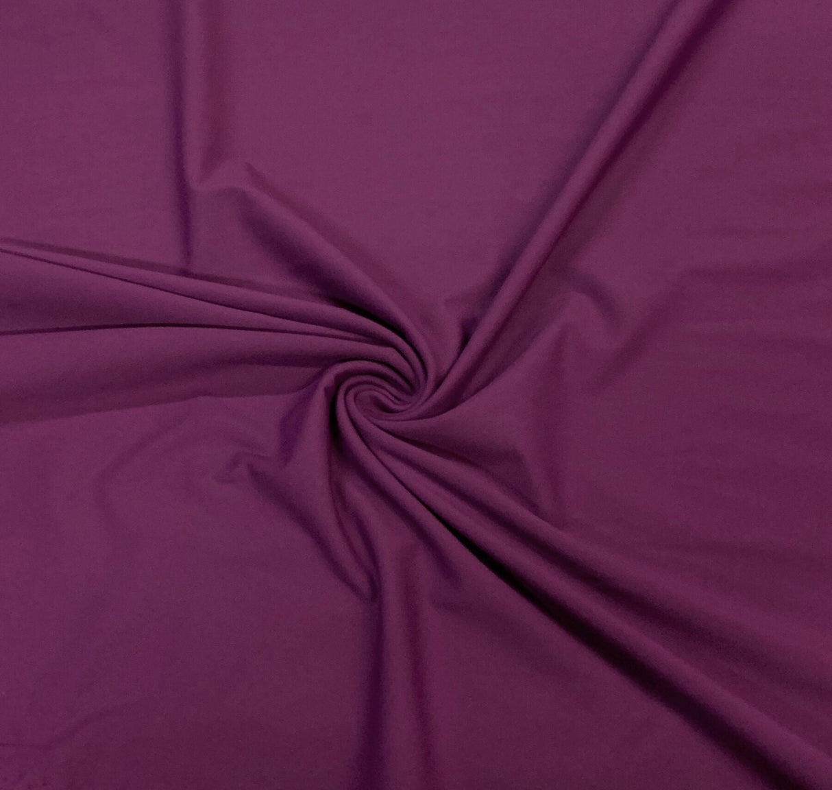 Athletic Jersey Knit Fabric Aubergine FlexSoft Nylon Spandex