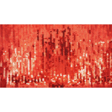 Flounce Fringe Stretch Mesh Sequin Fabric - Silver, Black, Gold, Red, 51/52" Width (1 Yard)