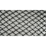Blossom Beaded With Sequin Stretch Mesh Fabric - Diamond Pattern, 52/53" Width (1 Yard)
