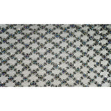 Beaded Sequin Stretch Mesh Fabric Blossom