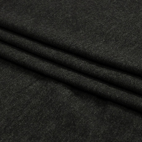 Heathered Charcoal Stretch Rayon Jersey