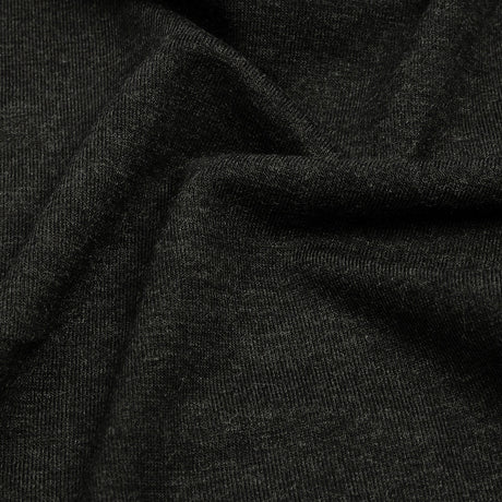 Heathered Charcoal Stretch Rayon Jersey