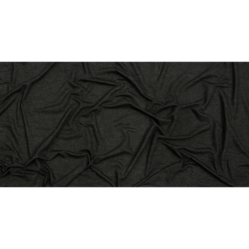 Heathered Charcoal Stretch Rayon Jersey
