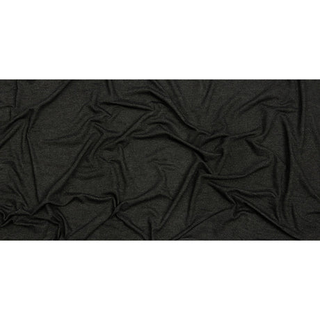 Heathered Charcoal Stretch Rayon Jersey