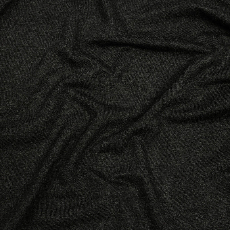 Heathered Charcoal Stretch Rayon Jersey