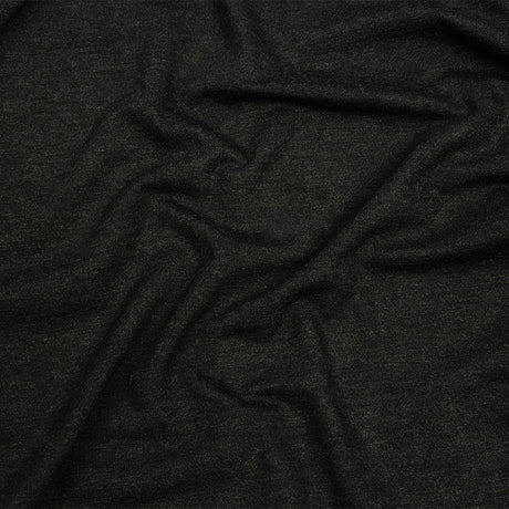 Heathered Charcoal Stretch Rayon Jersey