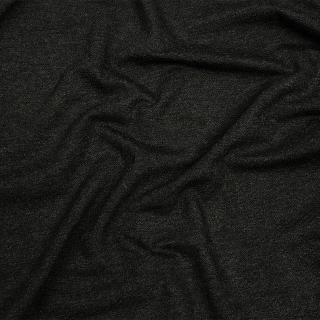 Heathered Charcoal Stretch Rayon Jersey