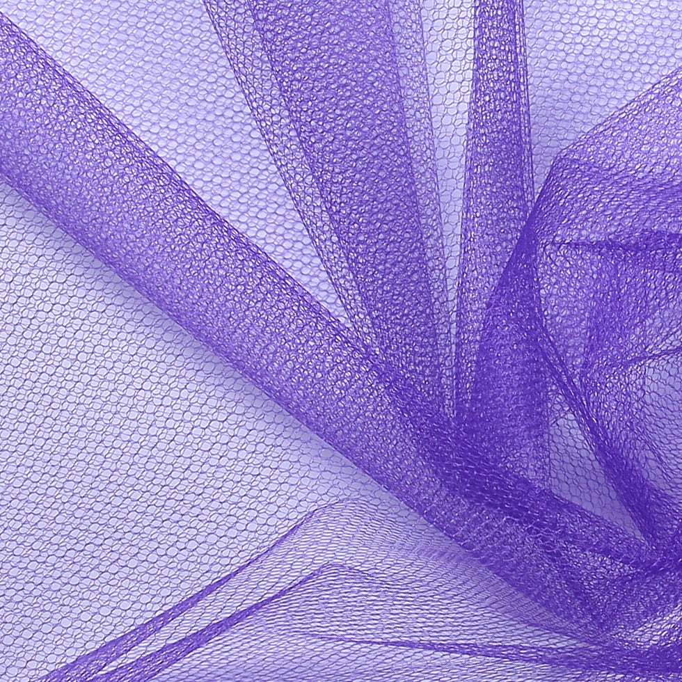 Nylon Net Tulle - Deep Purple - Gianna Collection