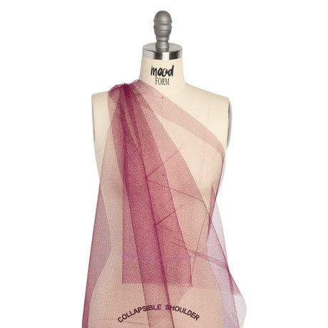 Nylon Net Tulle - Wine - Gianna Collection